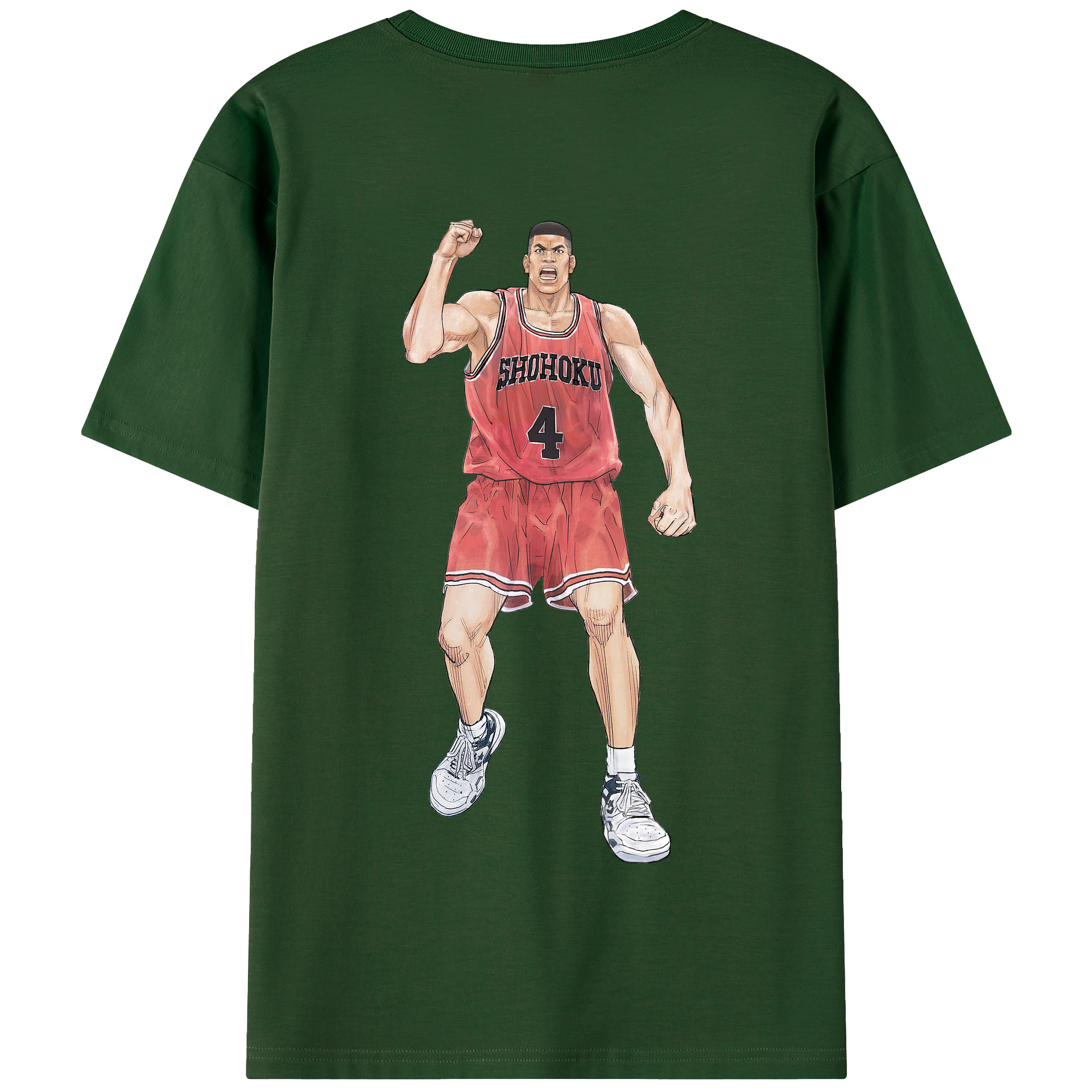 SLAM DUNK／スラムダンク 綿100％半袖Tシャツ（背面プリント）